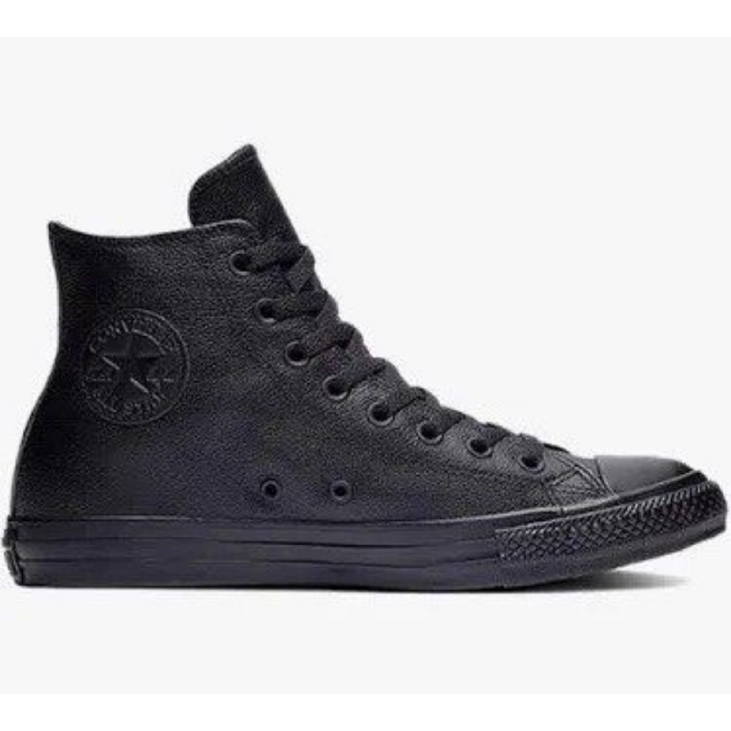 Converse black leather boots