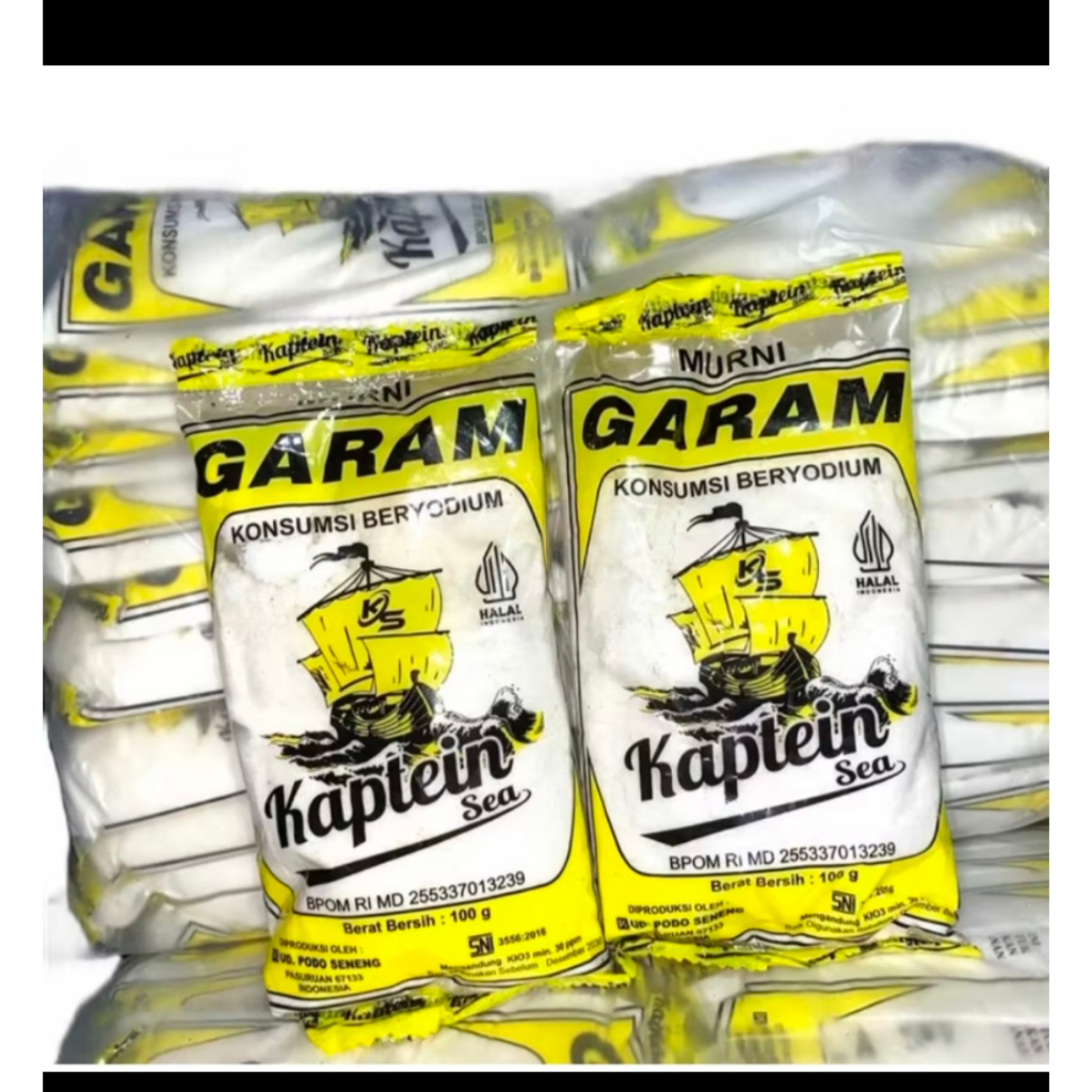 

Kaptein Sea Garam Bromurat Beryodium merek kaptain