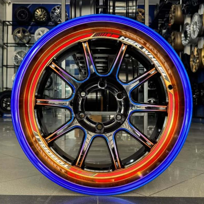 Velg Hsr Toboali R18 Rainbow Buat Pajero, Fortuner Velg Samlong Ring 18