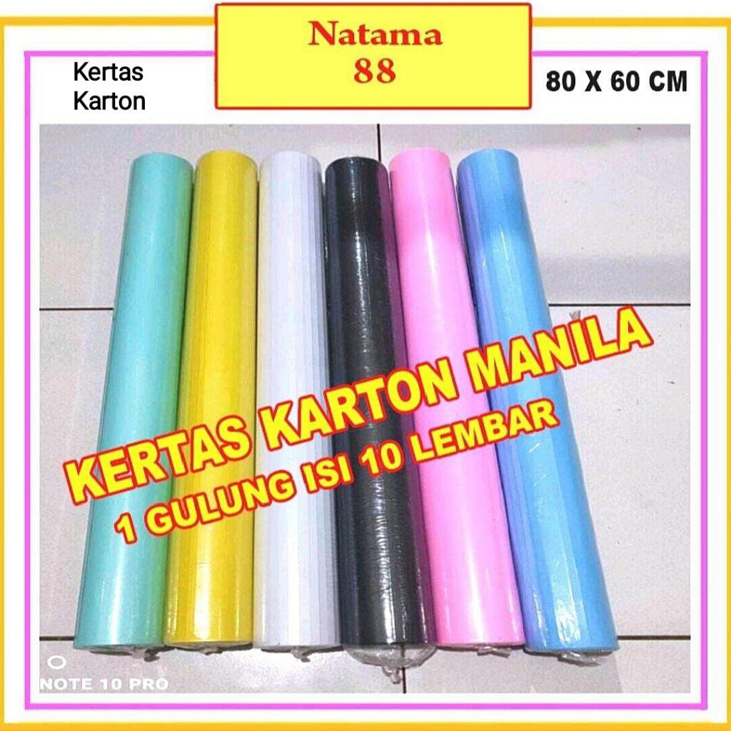 

Kertas Karton Manila Per 10 Lembar