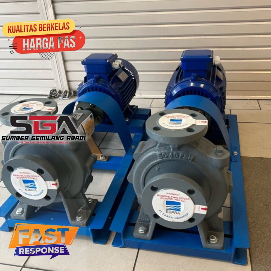 Pompa Centrifugal EBARA 100x80 FSH 4KW 5,5HP 380 Centrifugal Pump