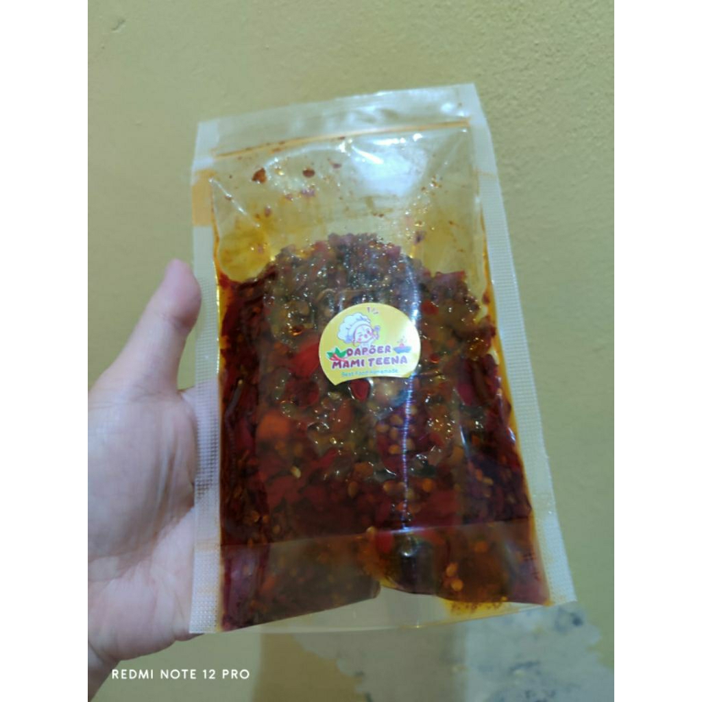 

Sambal Cumi - Sambal Cumi Jengkol - Sambal Tongkol 200ml (kemasan Pouch) KHUSUS JABODETABEK