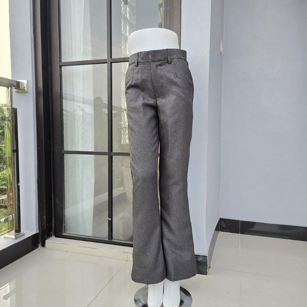 Celana Kerja Wanita Bahan Semiwol / Celana Kerja Cutbray / Celana Bahan Cutbray / Celana Kantor Cutb