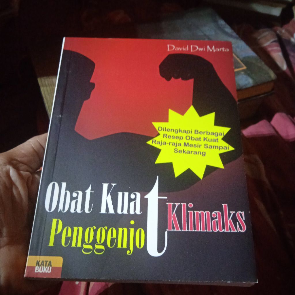 buku Obat Kuwat penggenjot klimaks, buku original