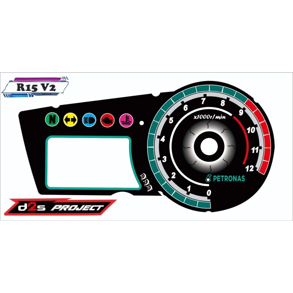 Panel Speedometer YAMAHA R15 V2 OLD