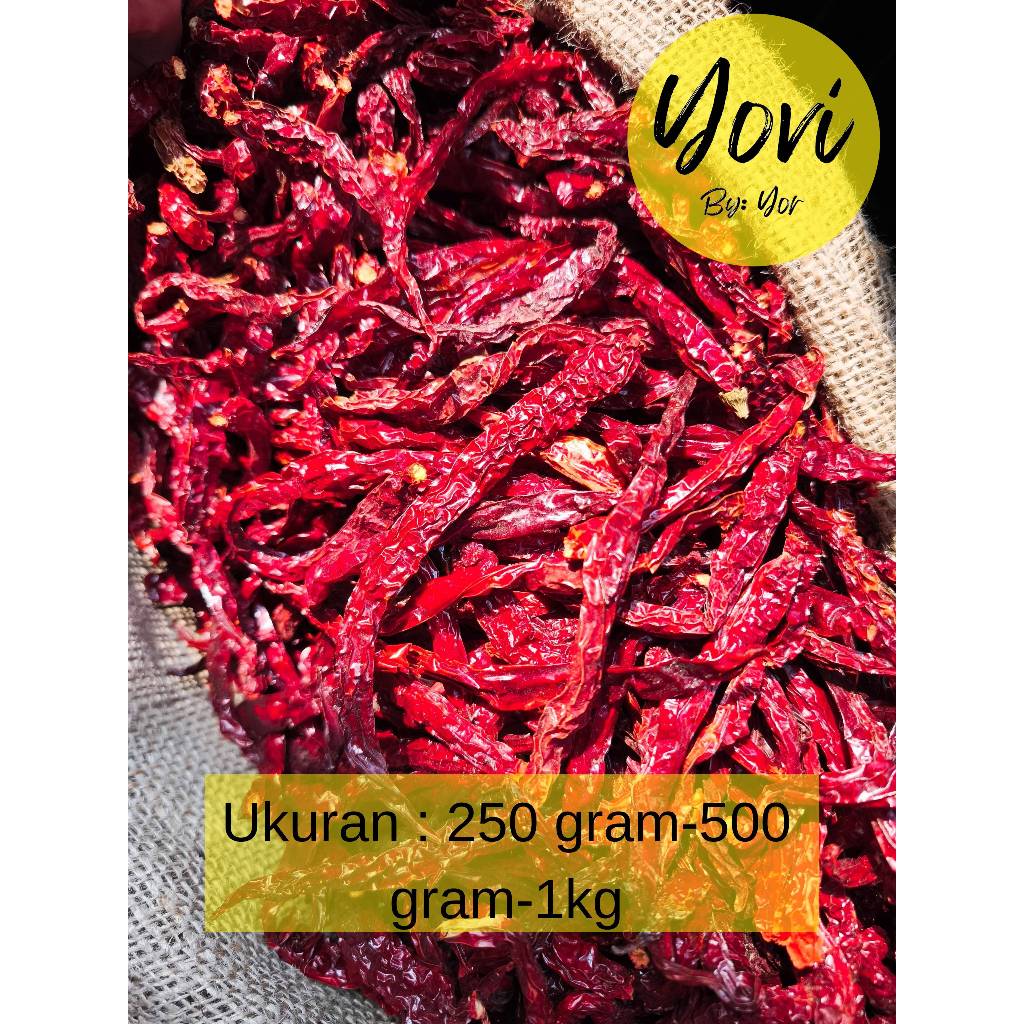 

Cabe Keriting Kering Tanpa Tangkai (250Gram - 1Kg)