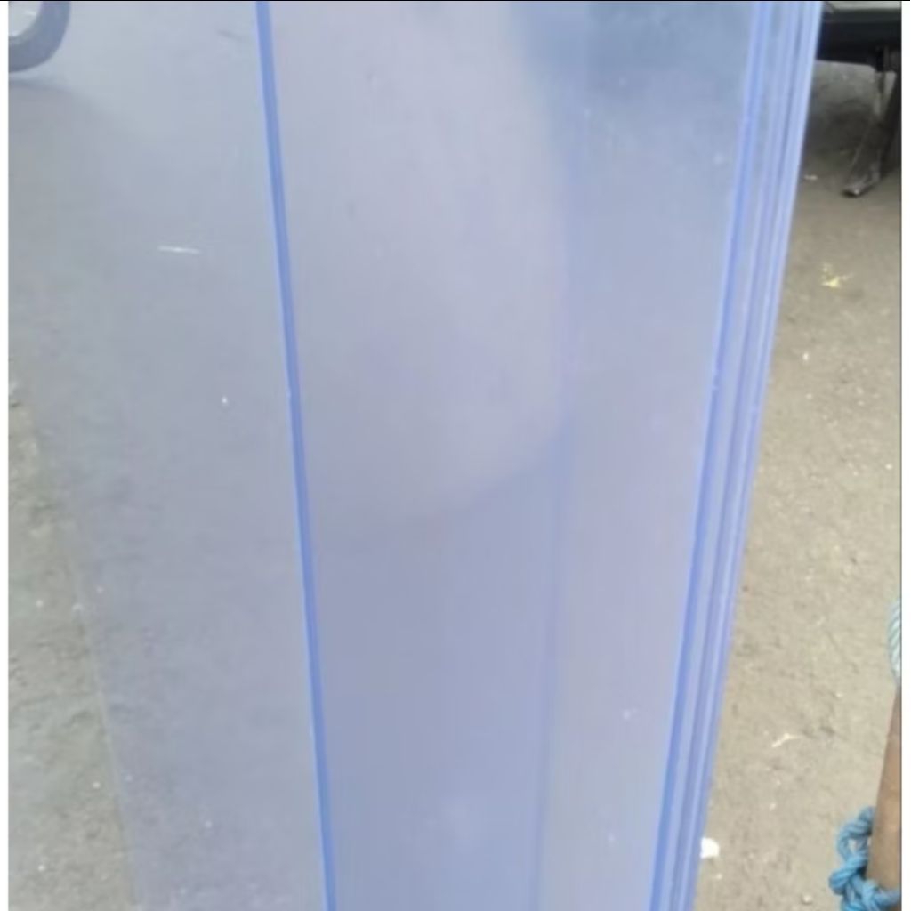 

mika kaku pvc clear 3mm x 60cm x 60cm mika kaku bening pvc sheet lembaran 3mm custem