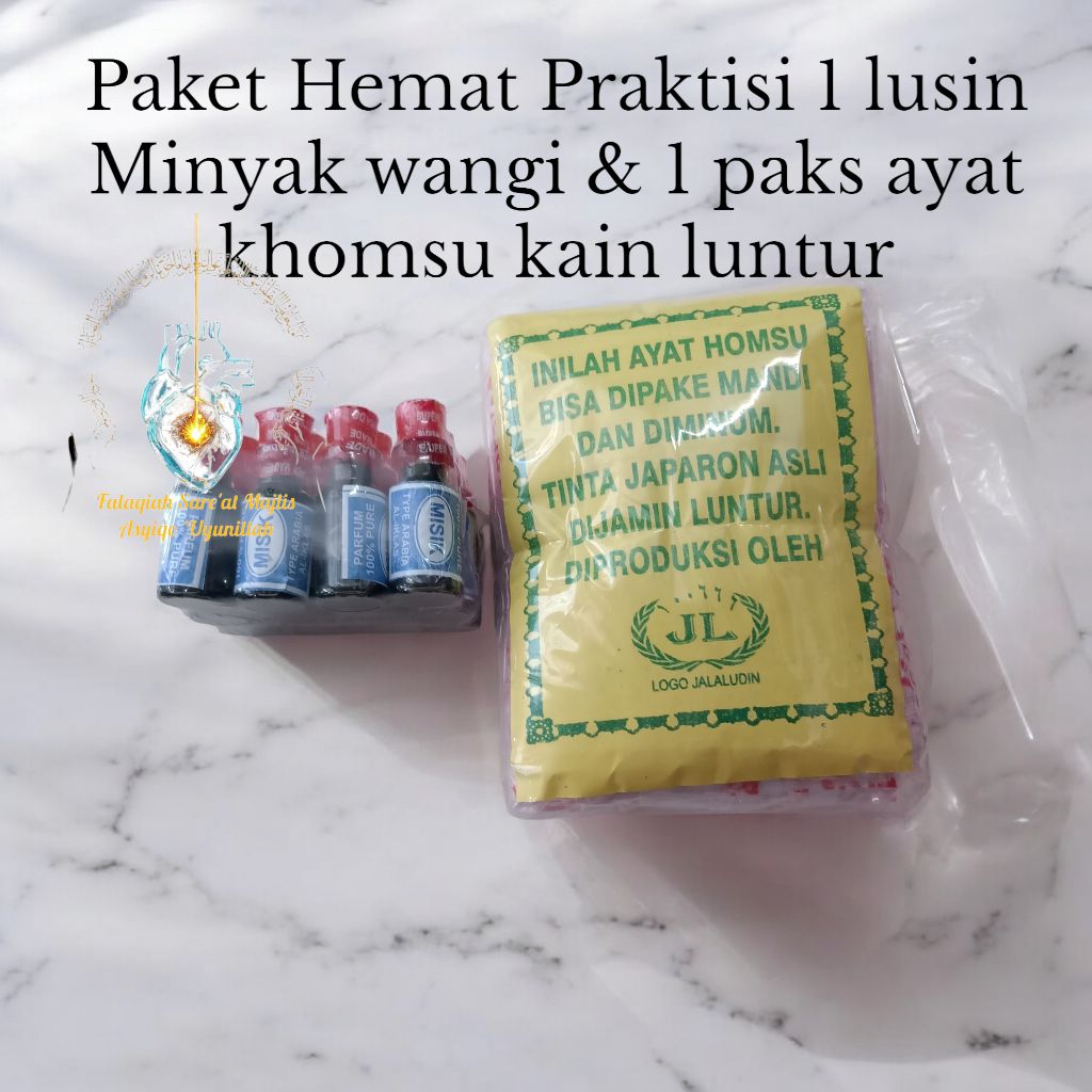 Paket Kaligrafi Kain Celup & Minyak wangi