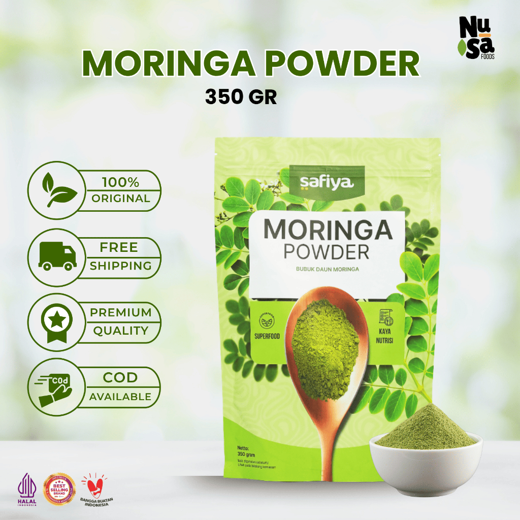 

Daun Kelor Safiya Bubuk 350 Gram Moringa Menurunkan Kadar Gula