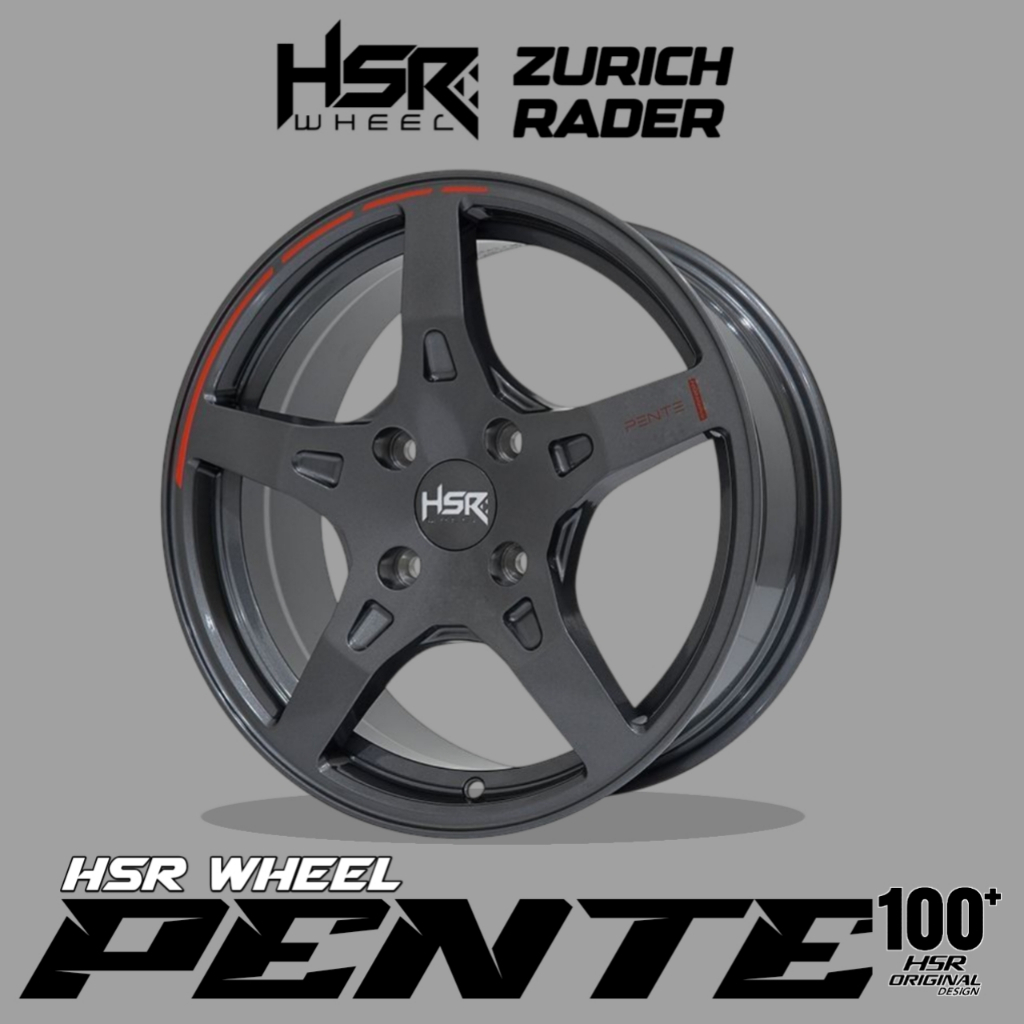Velg Mobil R16 Hsr Wheel Pente Pelek Racing Ring 16 Confero Livina Xenia Galant Panther