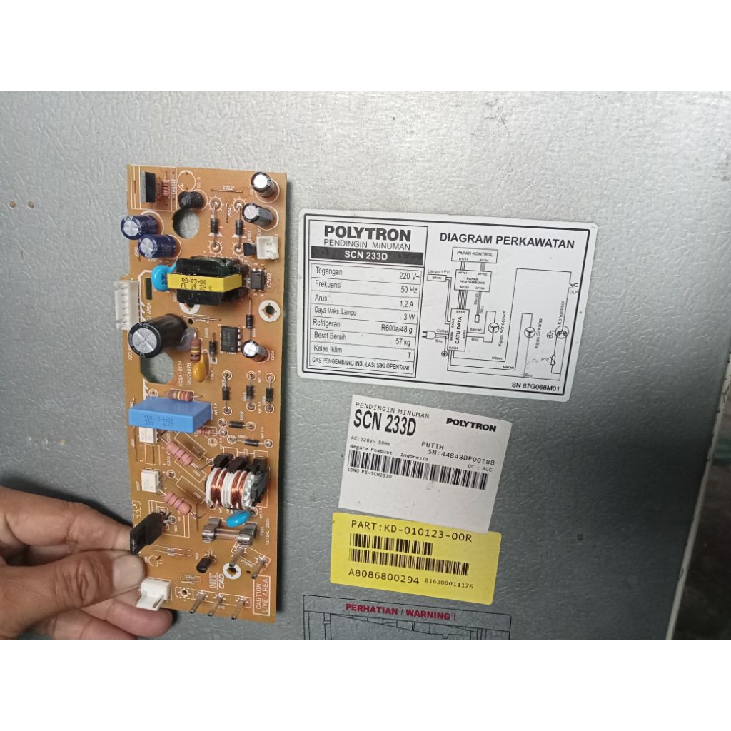 modul PCB showecase polytron Tipe SCN 233D/143D/183D original