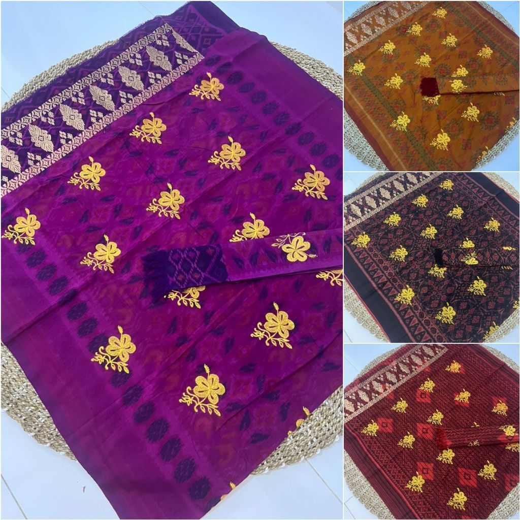 Endek Sugeng Tumpal Bordir/ Endek Sugeng