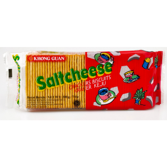 

Khong Guan Saltcheese Crackers 200 Gr Renyah Keju Asin