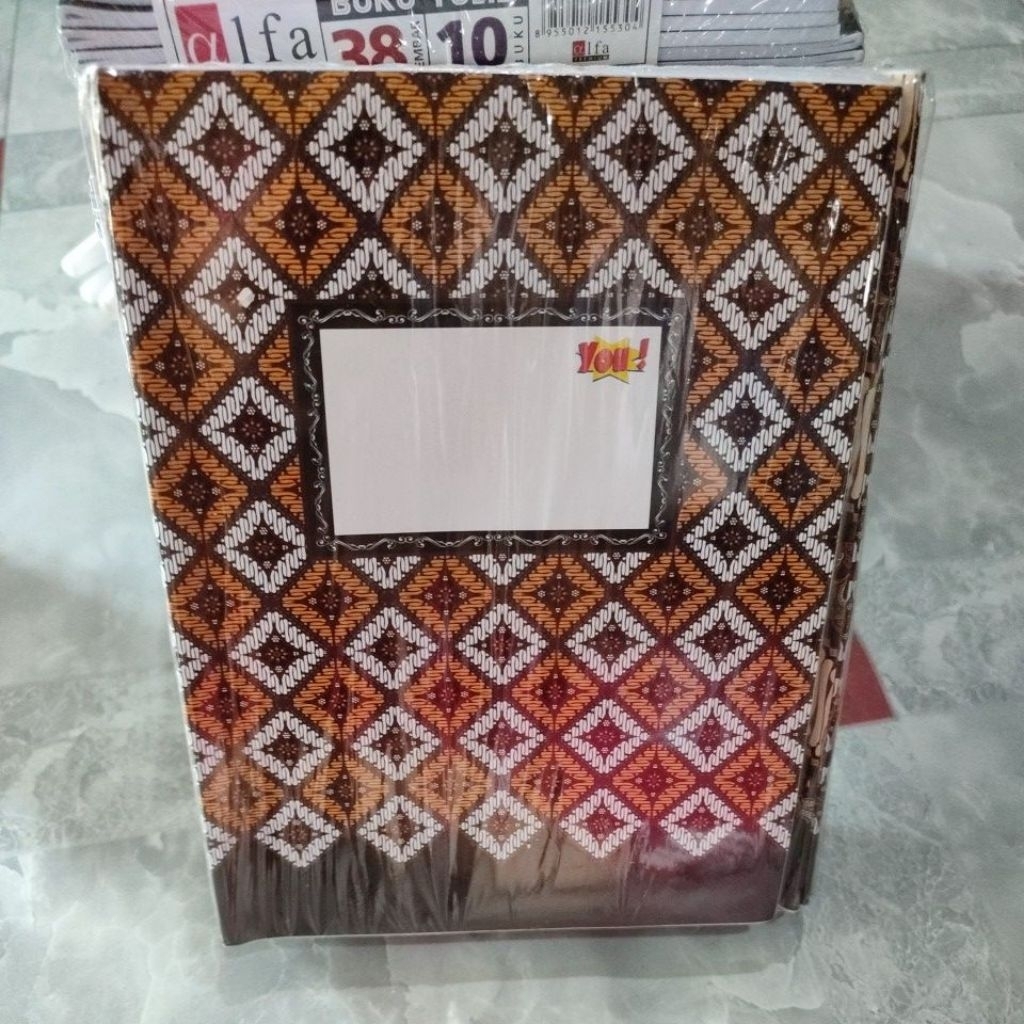 

( 1 PACK isi 10 buku )BUKU TULIS YOU BATIK ISI 38 dan 26 LEMBAR