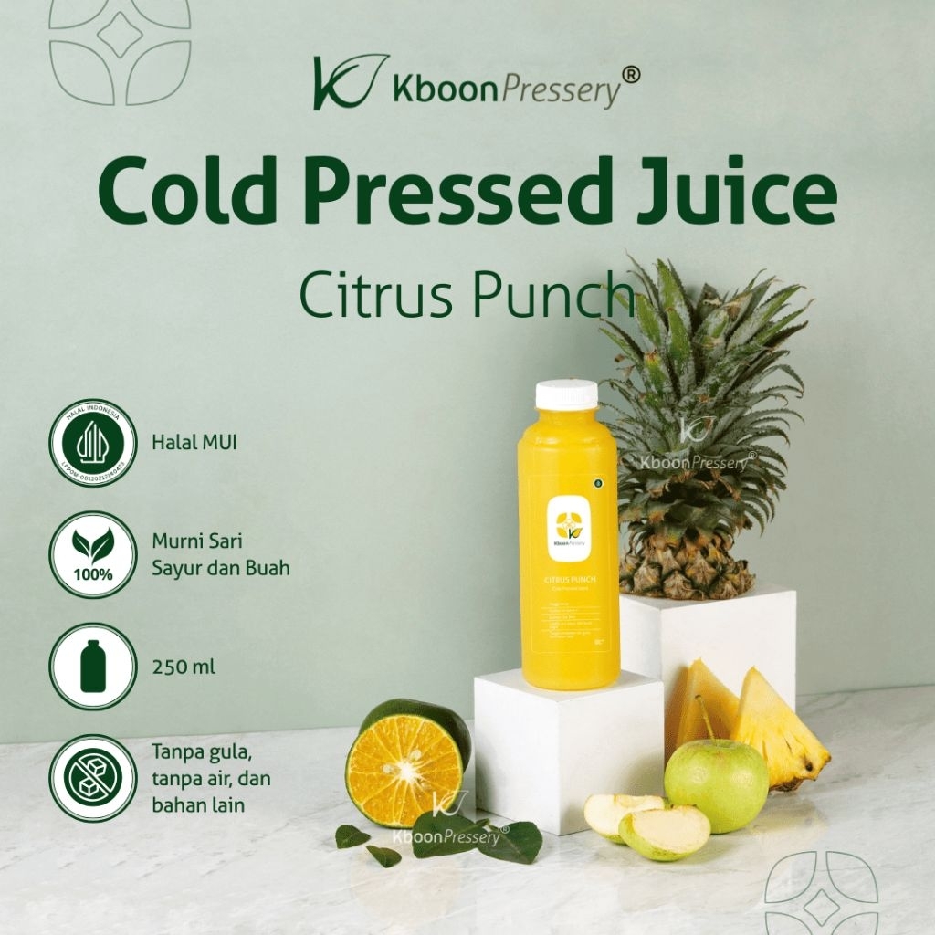 

Cold Pressed Juice Citrus Punch 250ml Kboon