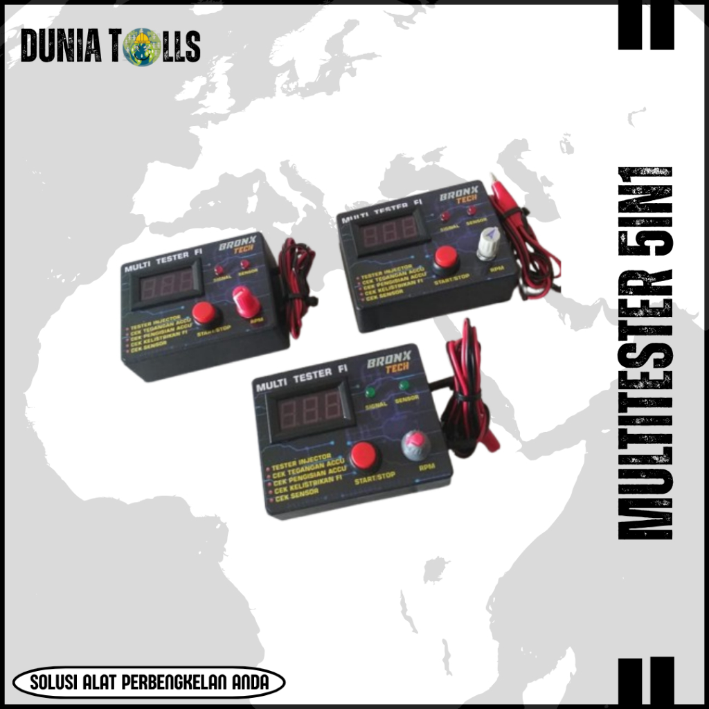 Multitester INJEKSI 5IN1 | Tester injector | Scanner Manual FI