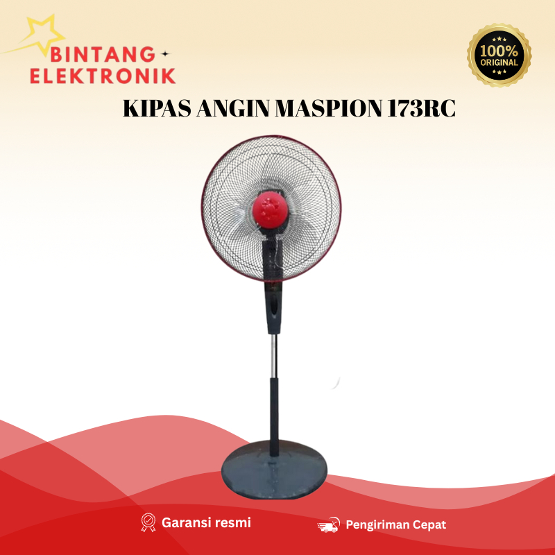 KIPAS ANGIN MASPION 173RC - 16 Inch | Remote Control | Hemat Energi