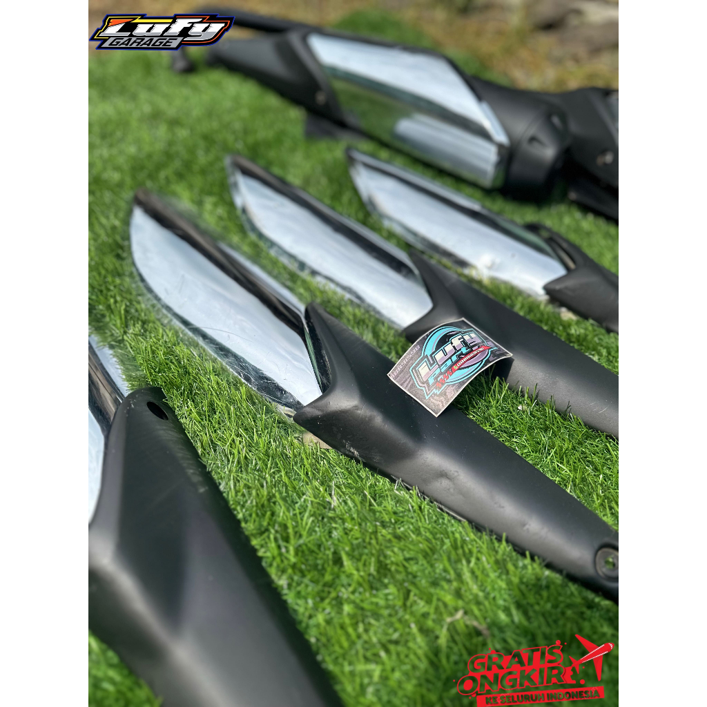 cover knalpot megapro mono original copotan motor