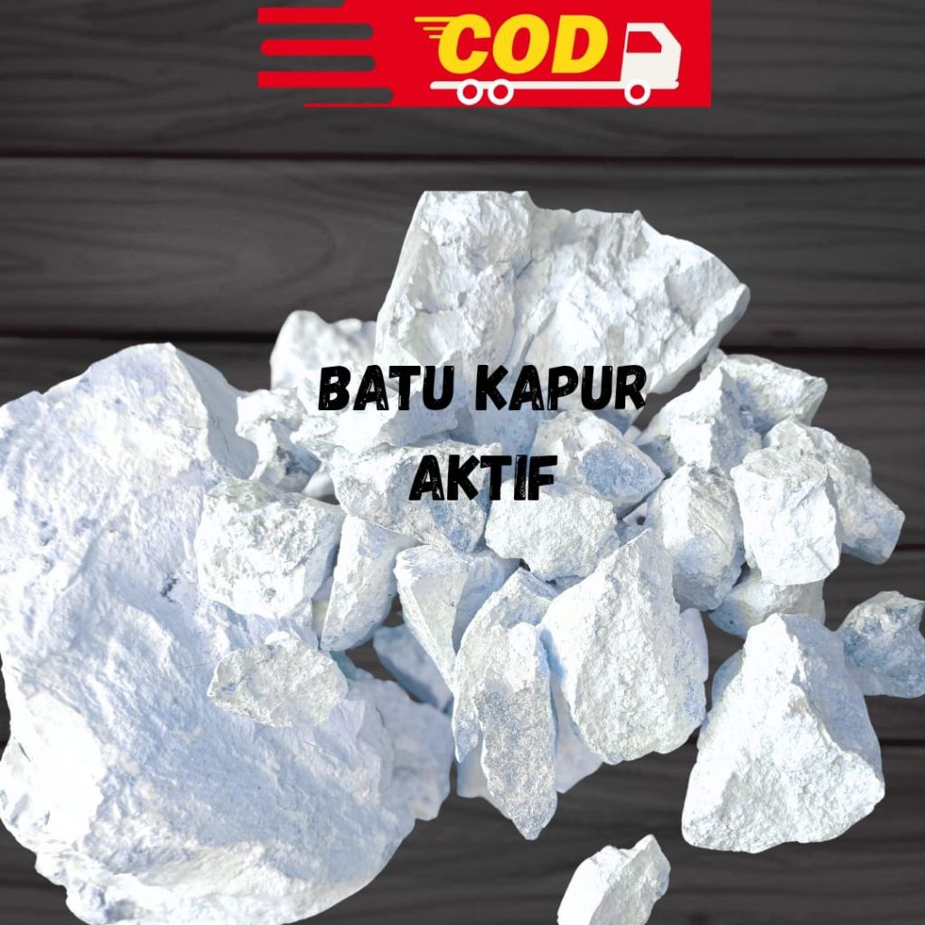 Batu gamping aktif 500 gram kapur gamping