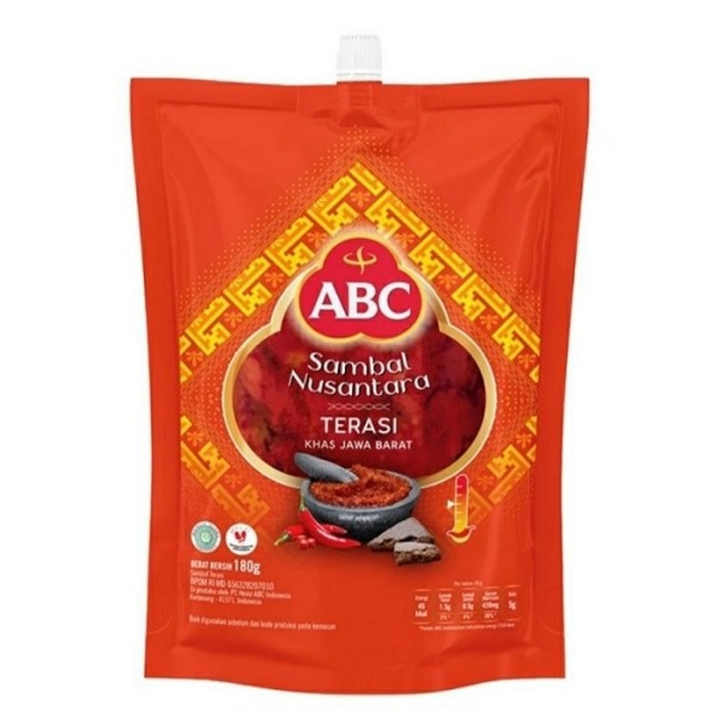 

ABC Sambal Terasi Pouch 180g – Sambal Pedas Gurih ala Rumahan