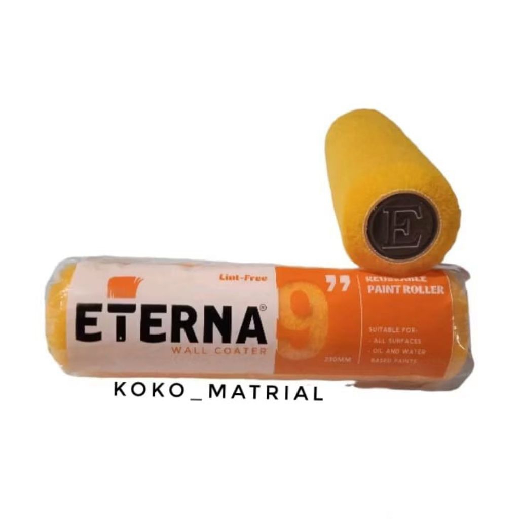 REFILL BULU ROLL 9" INCH ETERNA / ISI REFIL KUAS ROLL KUAS CAT TEMBOK ROLL CAT MINYAK