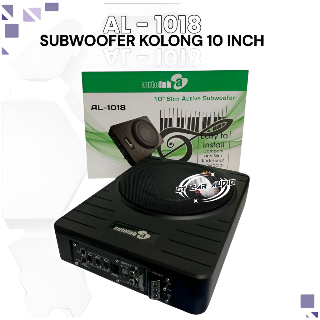 Subwofer kolong AUTOLAB AL-1018 Subwofer Aktif Kolong underseat Slim