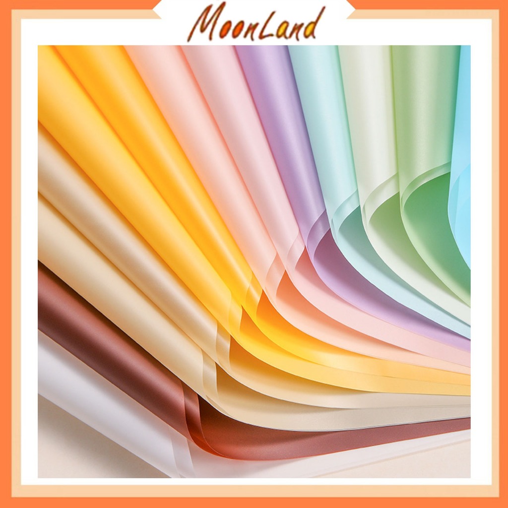 

20 Lembar Kertas buket full color Cellophane Wrapping Paper KB6008