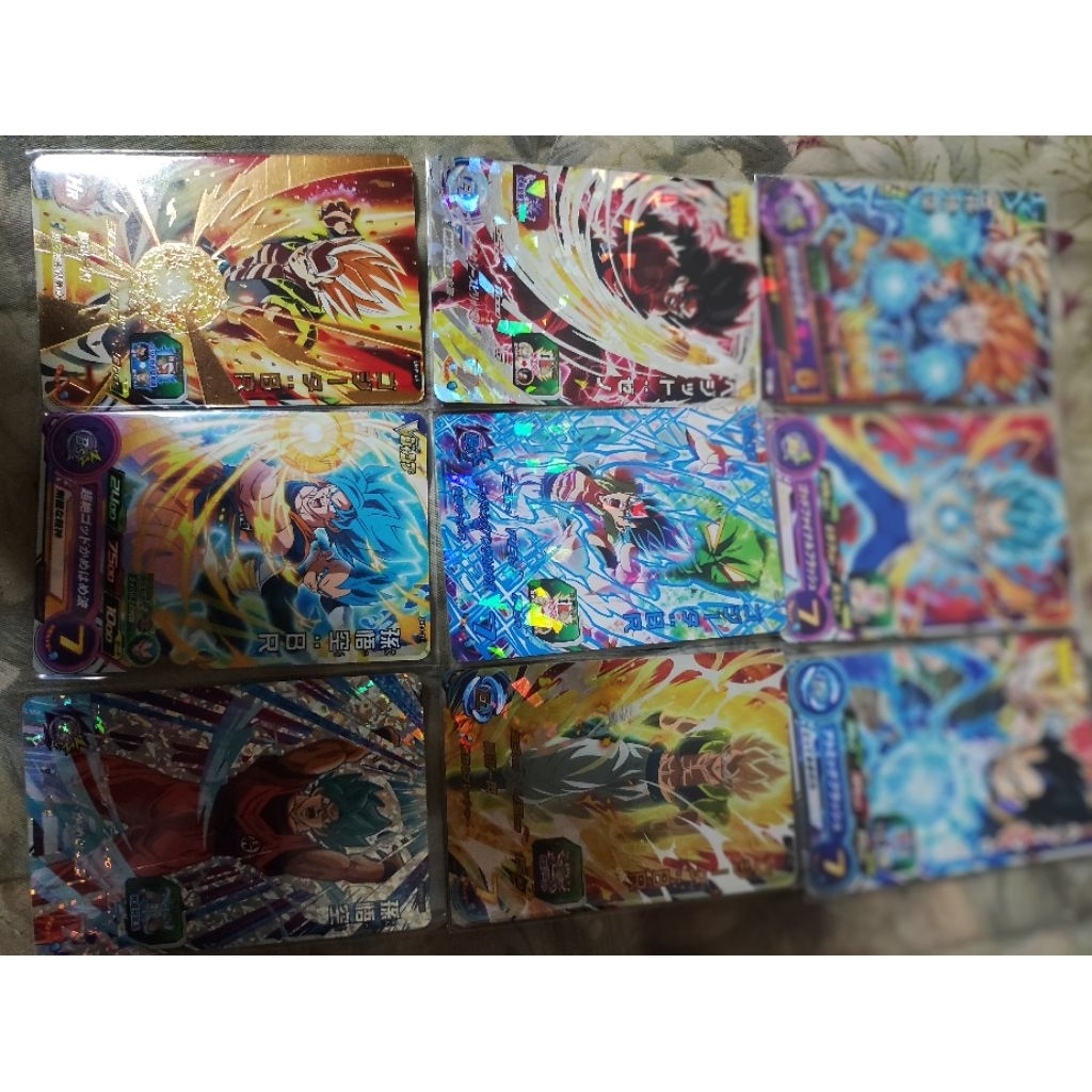kartu dragon Ball p promo 9 biji majalah event bandai japan jepang kado hadiah gift anak suami sauda
