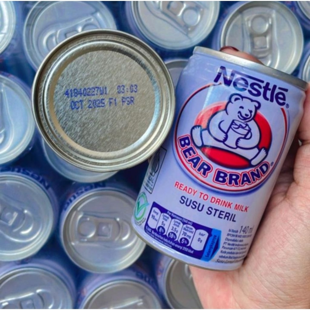 

Nestle Susu Steril Bear Kemasan Kaleng 189ml dan 140ml