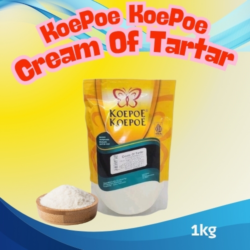 

KOEPOE KOEPOE CREAM OF TARTAR PELAPIS KUE 1 PAK 10PCS