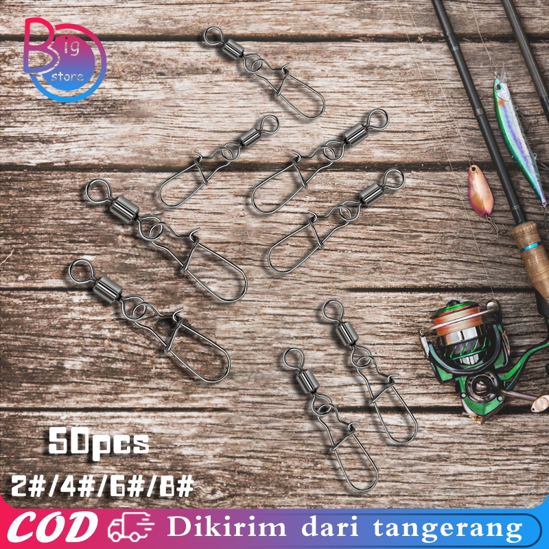 Swivel Pancing Kili Kili Stainless Swivel Kili Kili Swivel Snap Pancing Swivel Snap 50pcs