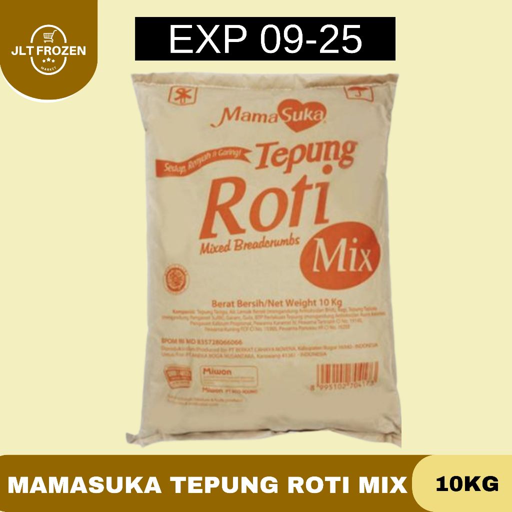 

ADY78 Tepung Roti / Panir / Breadcrumbs Mamasuka Orange / Mix / White - KARUNG 8kg / 10kg