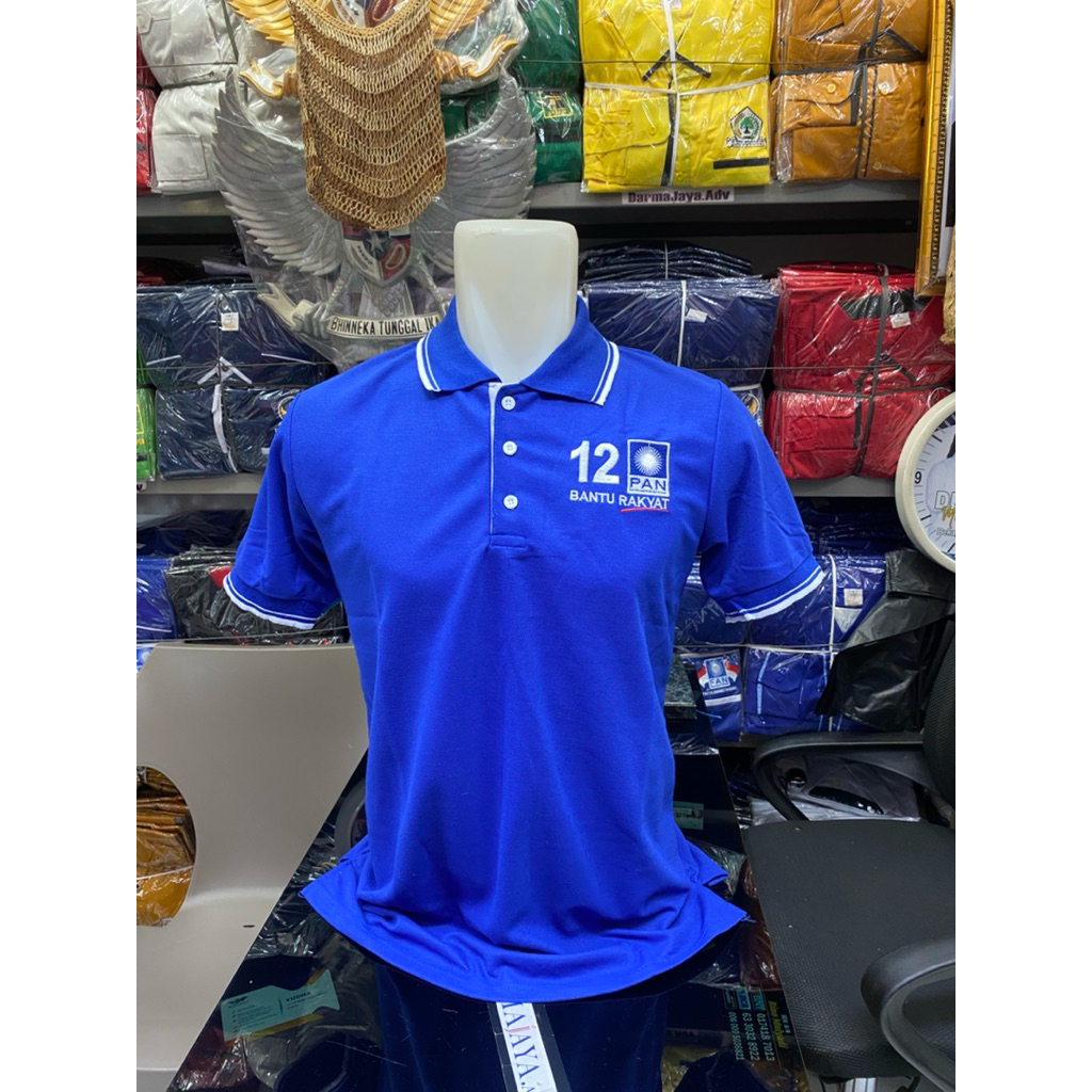 kaos kerah | kaos polo | kaos partai | kaos partai PAN