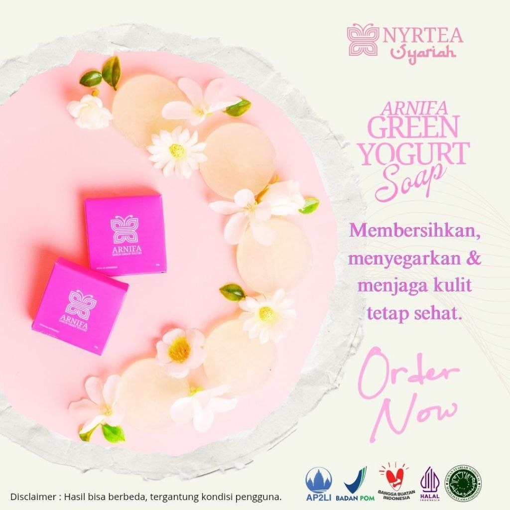 5 sabun , sunscreen cream & night cream nyertea