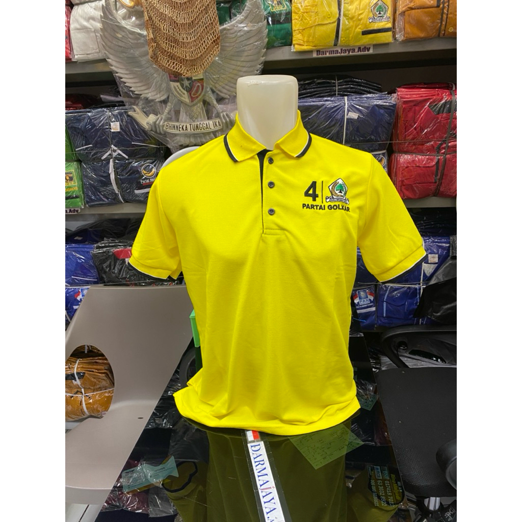 kaos kerah | kaos polo | kaos partai | kaos partai Golkar