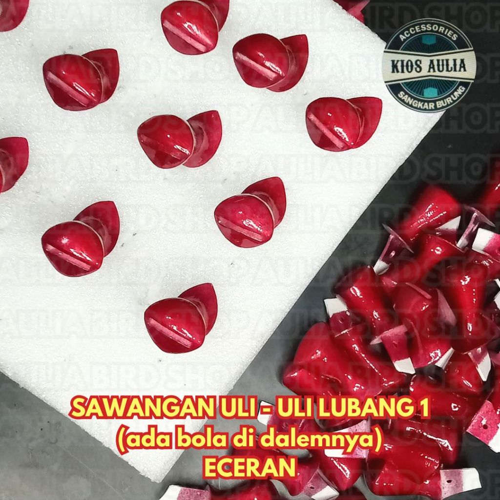 ECER SAWANGAN MERPATI ULI ULI BOLA LUBANG 1 SULINGAN HATONG DARA 1 BIJI