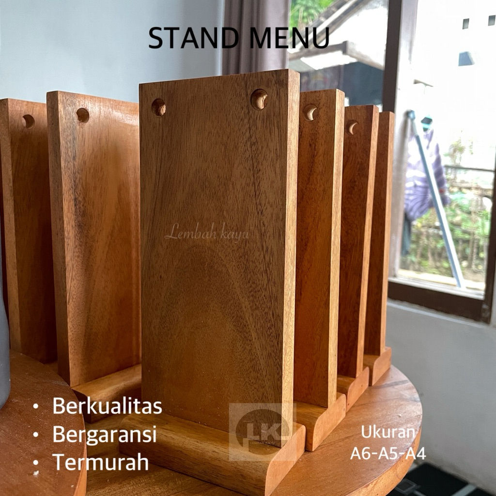 Stand menu (Custom) Daftrar menu  Papan menu (bebas ukuran)