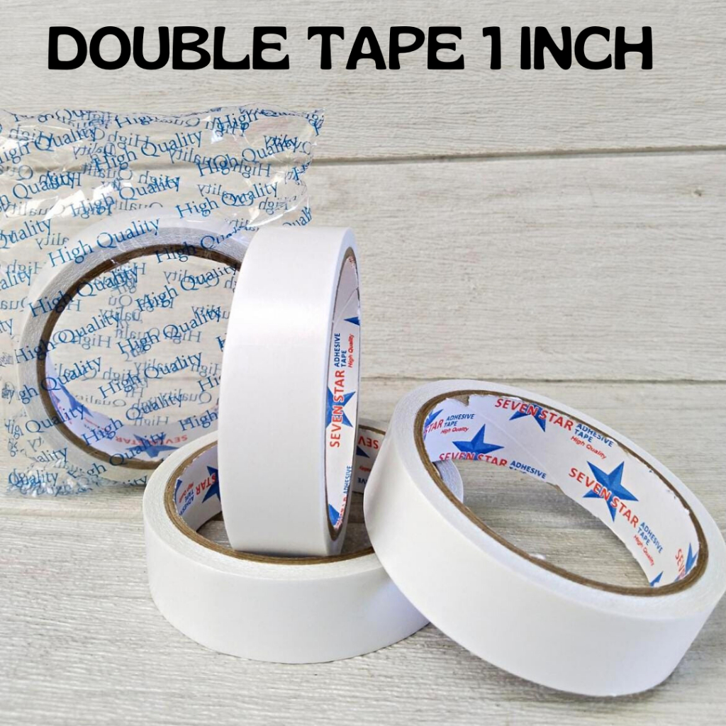 

Lakban/Isolasi Double Tape bening super kuat ORLEE 1 inch / 24 mm x 10 meter Murah (Jamin Rekat)