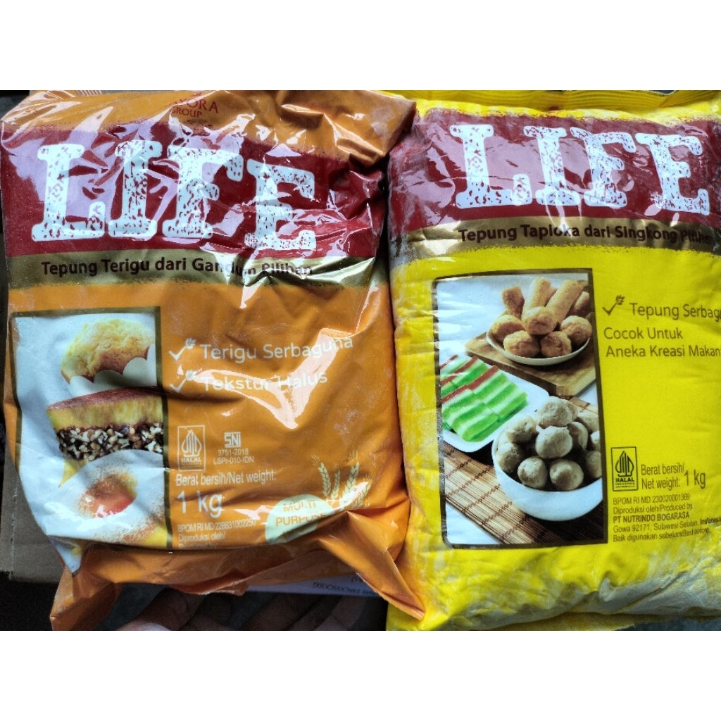 

tepung terigu tepung kanji