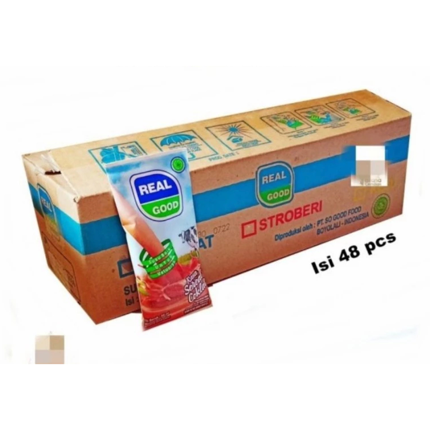 

Susu Bantal Real Good Strawberry