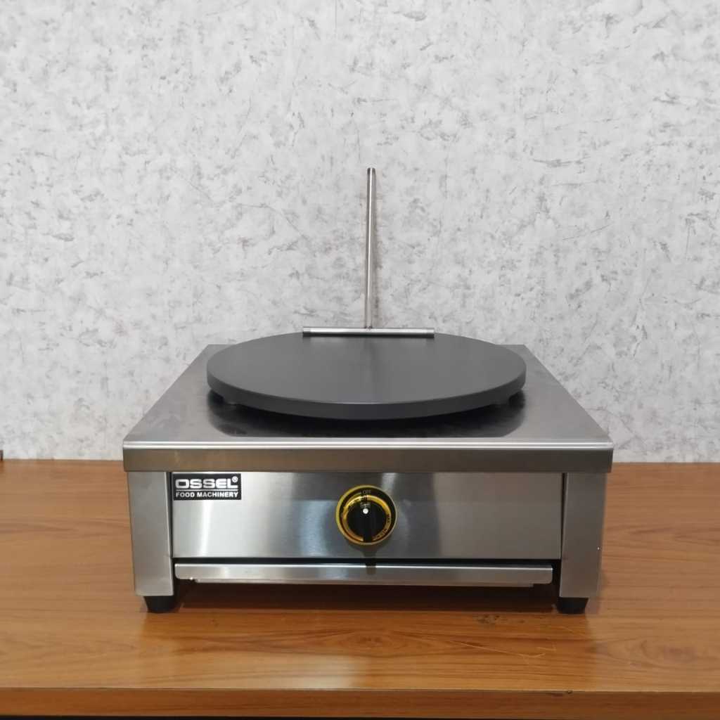 OSSEL Mesin Gas Crepes Maker Gas Crepes Baker Mesin Pembuat Crepes Gas 1 Tungku OS-RJB1 OSSEL