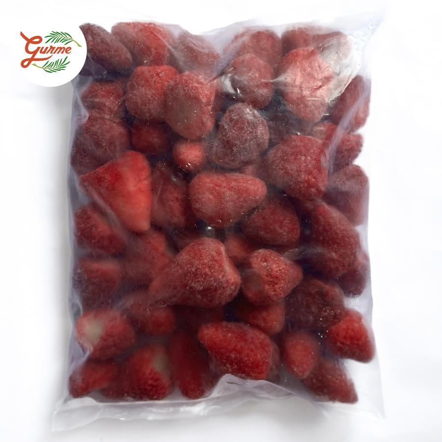 

IQF Frozen Strawberry Fruit Jumbo Buah Stroberi Beku 500gr & 1kg