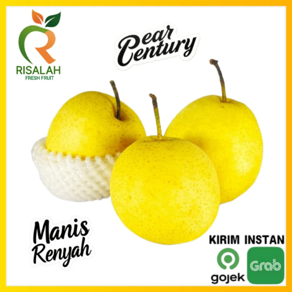 

PEAR CENTURY Buah Segar Grade A Kaya Vitamin C & Serat Manis Renyah 500gr
