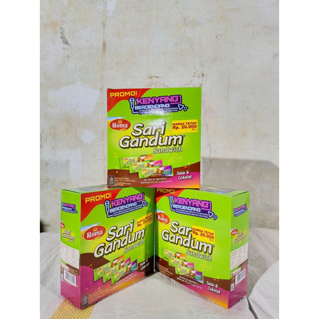 

Sari gandum box isi 12 pcs
