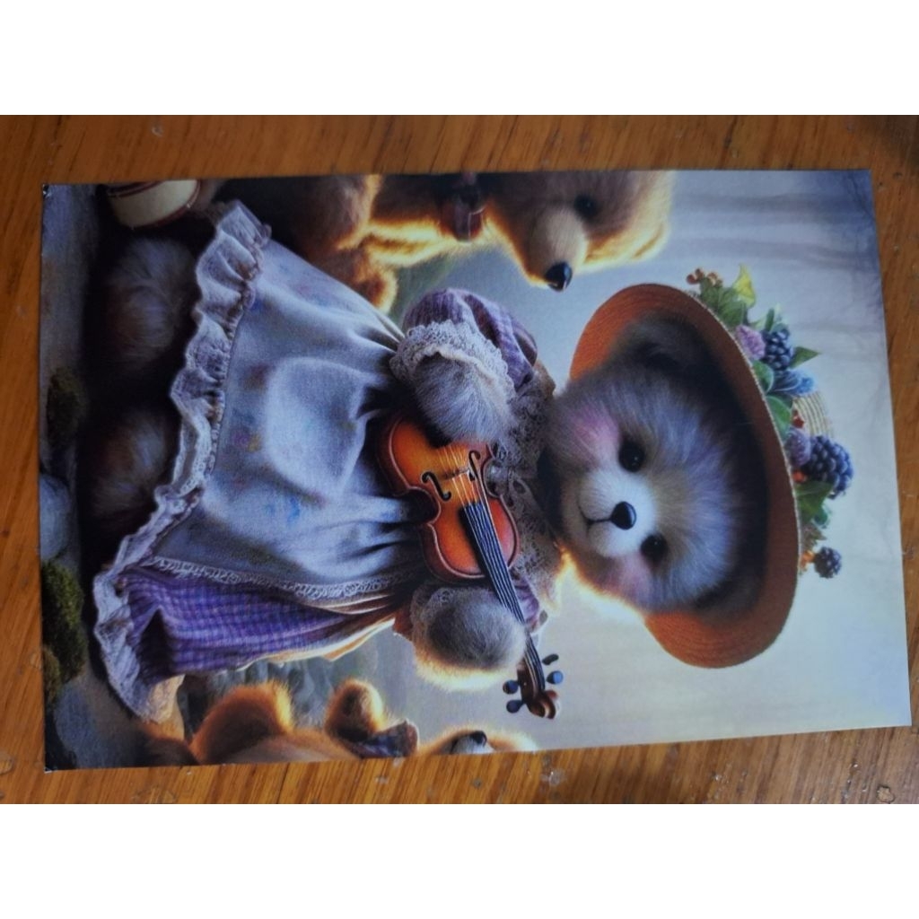 

kartu pos beruang/bear postcard