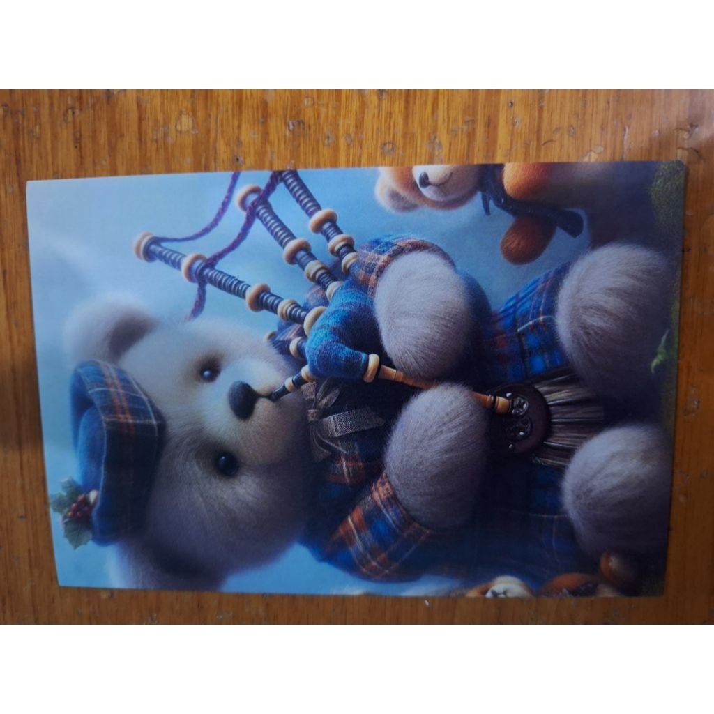 

kartu pos beruang/bear postcard