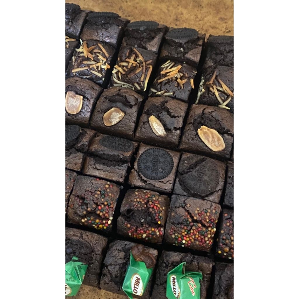 

Fudgy Brownies Brow Bite