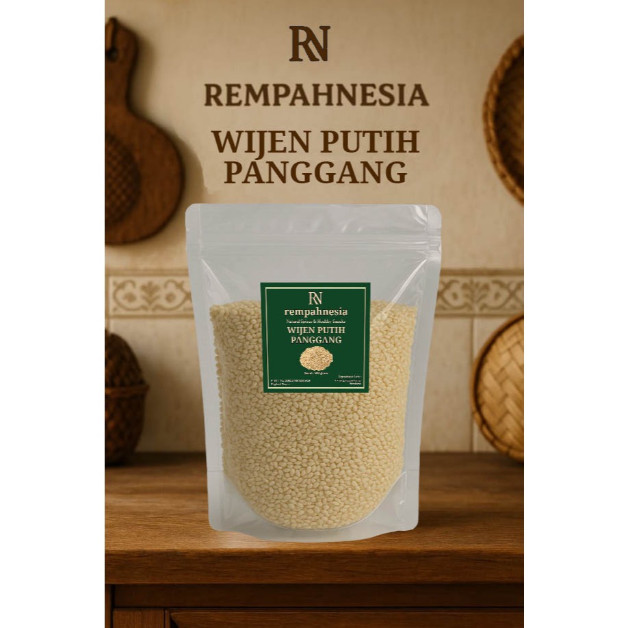 

WIJEN PUTIH 900 GR PREMIUM - WHITE SESAME SEED 900 GRAM