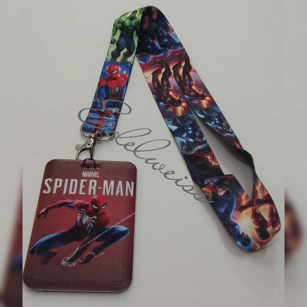 

Nametag Lanyard PREMIUM ID Card / Gantungan Holder / Tempat Kartu Akses, Flazz, E-Money busa Dll nama tidak custom.