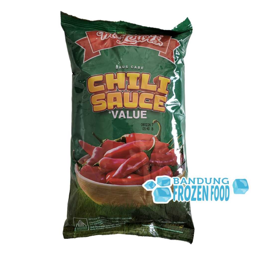 

MC LEWIS CHILI SAUCE VALUE 500 GR